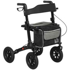 HOMCOM 4 Wheel Rollator Walker