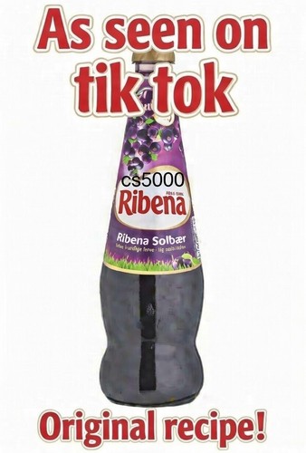 Ribena blackcurrant full sugar - ribena,