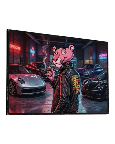 Pink panther canvas - panther,