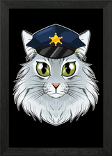 Norwegian Forest Cat Framed