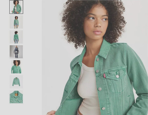Levi womens original trucker - levi's,