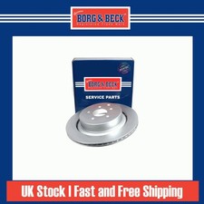 2x Brake Discs Vented For Infiniti FX 30d AWD Borg & Beck Rear 432061CA0A