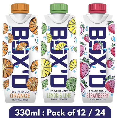 Box h2o flavoured - h2o, mineral