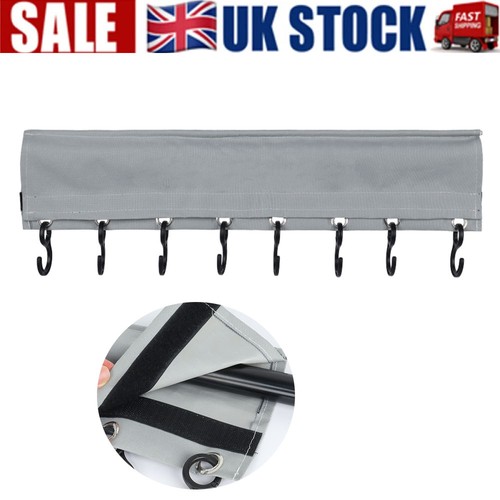 Hook rail with keder - with,