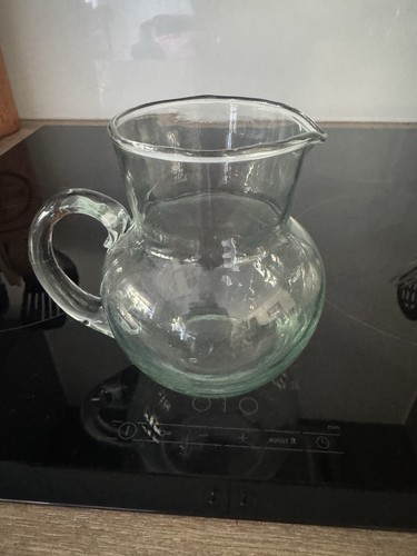 Recycled glass jug for water - recycled,