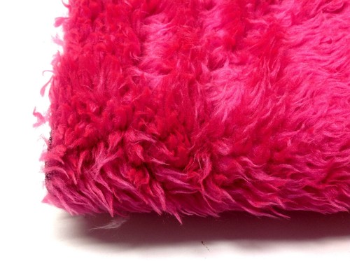 Faux fake fur curly fabric - fur,
