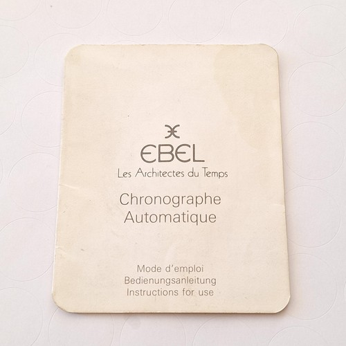 Ebel automatic chronograph - automatic,