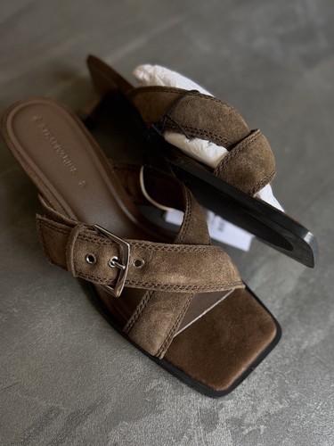 Stradivarius brown suede - stradivarius,