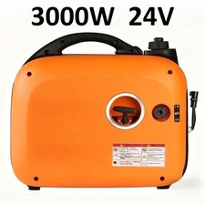 24V 3000W Parking Air Conditioner Automatic Gasoline Generator Remote Start New