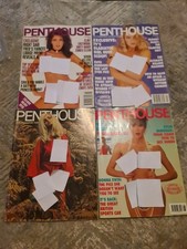4 X Vintage Penthouse Magazines,  Different Issues - Lot 10