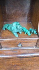 Vintage Hand Carved Malachite