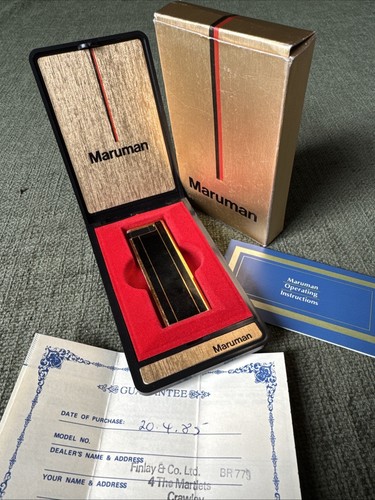 Maruman lighter black gold - lighter,