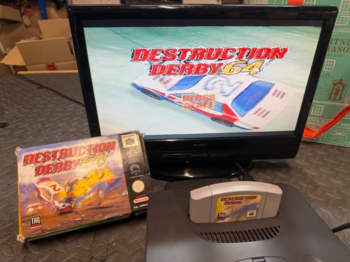 N64 game destruction derby - n64,