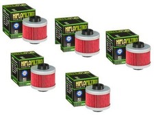 5x Hiflo HF185 oil filter oil