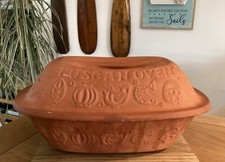 Large Tuscan Oven Casserole Dish with Lid - Terracotta