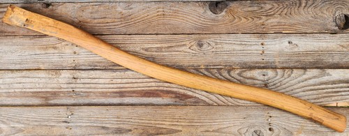 Vintage adze handle curved - adze,