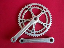 Vintage Campagnolo Nuovo Record Strada 170mm Crankset 52/42t Chainset 70's Italy