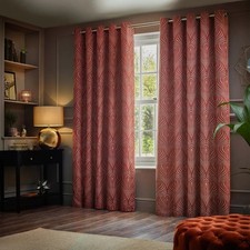 Paoletti Gatsby Jacquard Eyelet Curtains  RV3280