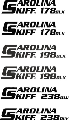 Carolina skiff boat sticker - carolina,