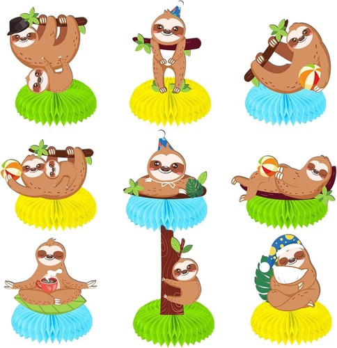 Sloth table centrepieces - sloth,