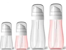 Travel Spray Bottle, 4Pcs 50ml / 100ml Fine Mist Spray Bottle Empty Clear Refill