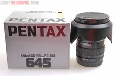 Pentax FA f4.5 645 645N 33-55 AL Zoom AF Auto Focus Lens. Graded: EXC+ [#8522]