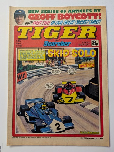 Tiger and scorcher comic 13th - comic,