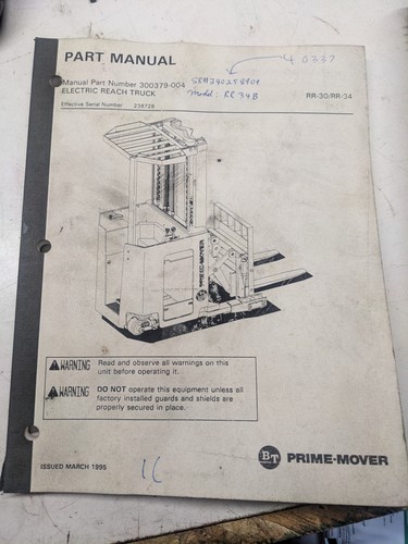 Prime mover electric reach - bt,