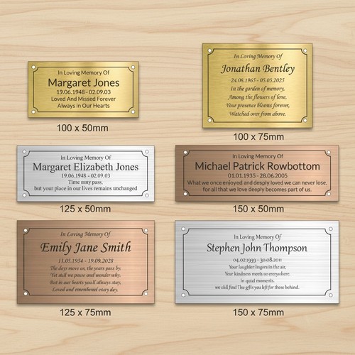 Memorial plaque bench - memorial, plaque,