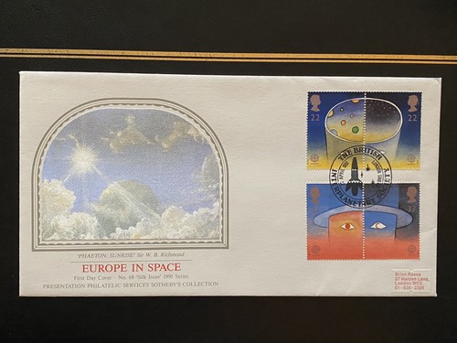 Sotheby silk fdc - fdc, 68