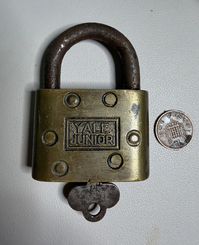 Antique yale junior brass - junior,