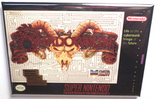 Shadowrun SNES Game Box 2" x