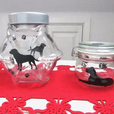 Glass Storage Jars Decorative
