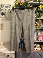 M&S Mia Straight  Grey Checked