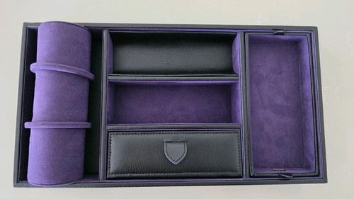 Wolf watch valet tray roll - +,