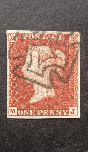 Queen victoria penny red - gb, 1d