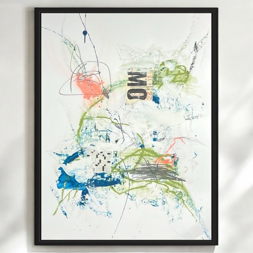 Original mixed media abstract - original,