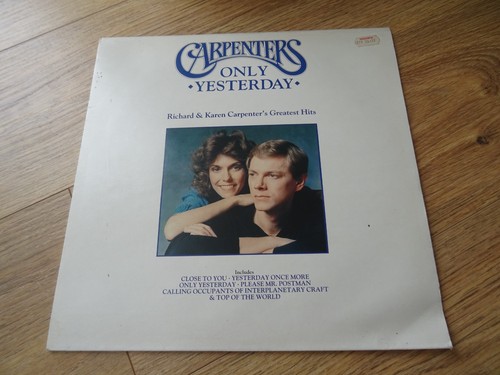 Carpenters only yesterday lp - carpenters,