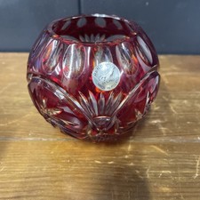 Vintage Bohemian Style Red Cut