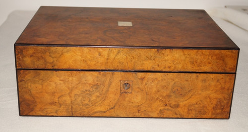 Antique victorian burr walnut - antique,
