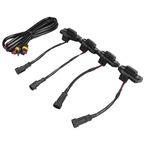 4pcs car led front grill - front,