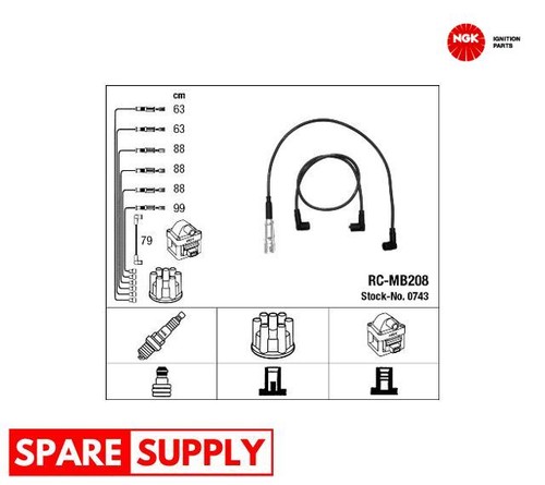 Ignition cable kit for - ignition,