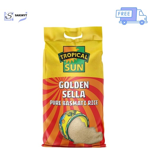 Golden sella basmati rice 5kg - sella,