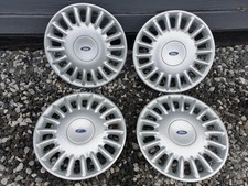 NOS Set of Genuine Ford Mondeo MK2 15" Wheel Trims Hub Caps x4 Scorpio Granada