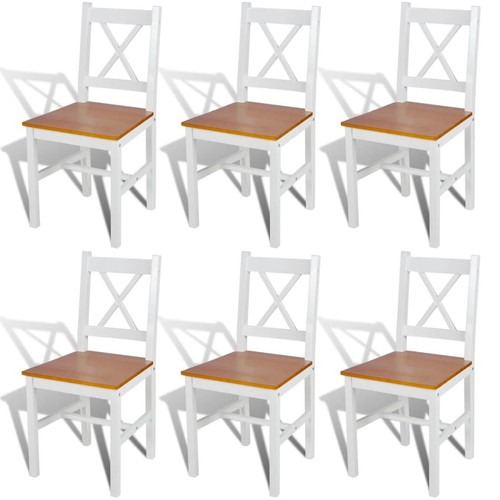 Dining chairs wood - 2/4/6x,