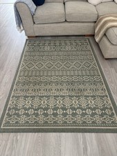 Green Fairisle Rug NEXT