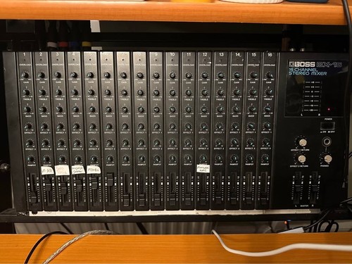 Boss bx16 mixer channel - boss,