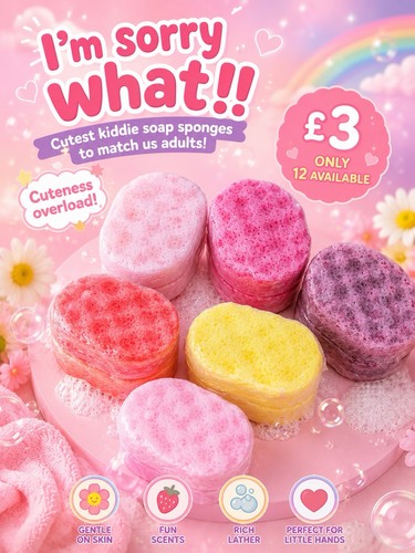 Mini soap sponges - sponges, for