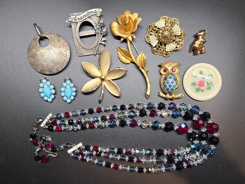 Vintage costume jewelry - lot, 10