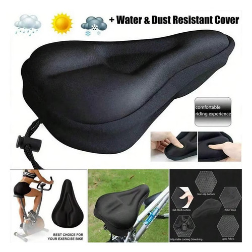 Bike seat cover spin cushioned - bike,